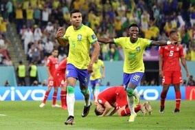 カゼミーロが決勝弾！…ブラジルが堅守のスイスを退け決勝トーナメント進出を決める