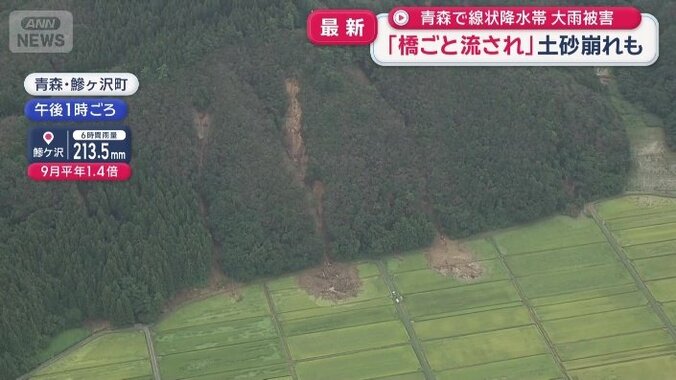 土砂崩れ