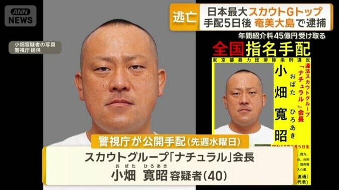 小畑寛昭容疑者