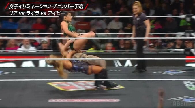 衝撃“ボディ”女子レスラー、2人同時に投げっぱなしジャーマン…逆さ吊りから腹筋力で雪崩式スープレックスも 3枚目