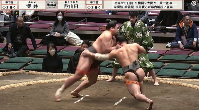 筋骨隆々の欧山田（写真右）