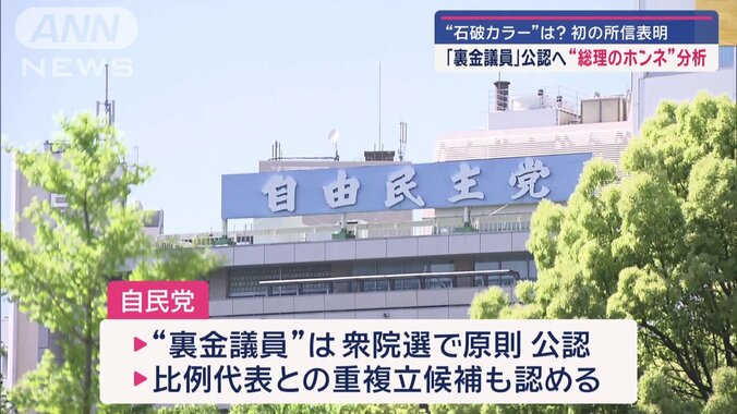 「裏金議員」公認へ