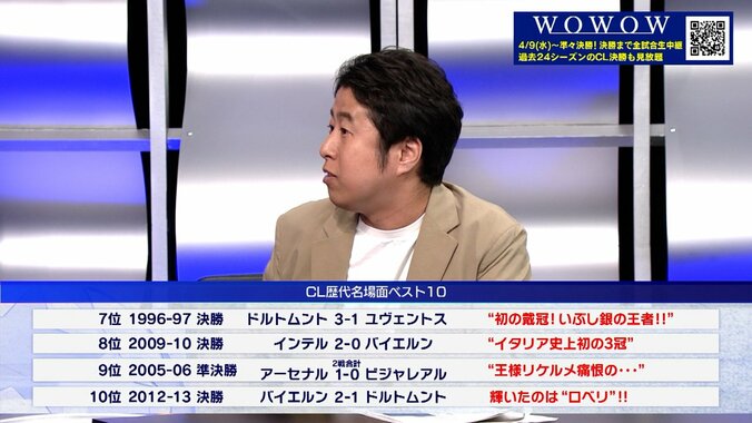神業！ デル・ピエーロの超絶ヒール＆リッケンの絶品ループにM-1王者も大ハシャギ！「うっま！」「16秒でこれは…」28年前の“CL伝説ゴラッソ” 4枚目