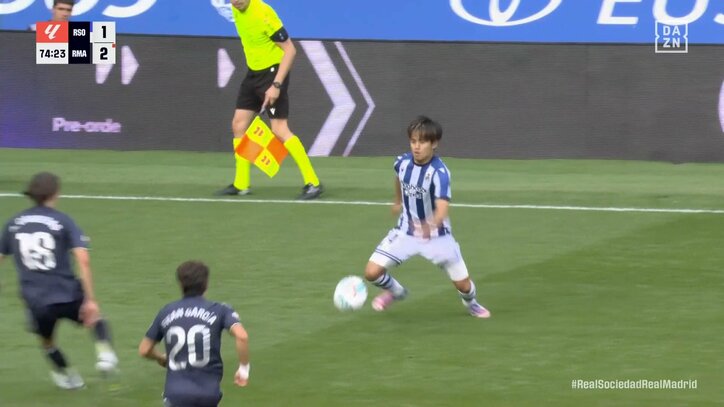 【映像】スペイン代表との華麗なワンツー