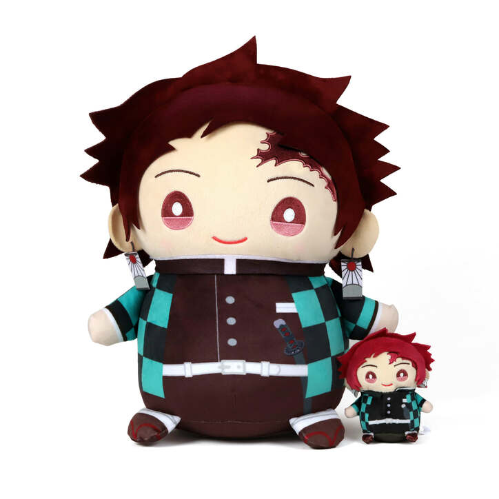 アニメ『鬼滅の刃』炭治郎・善逸・伊之助の“抱きしめサイズ”ぬいぐるみが登場！