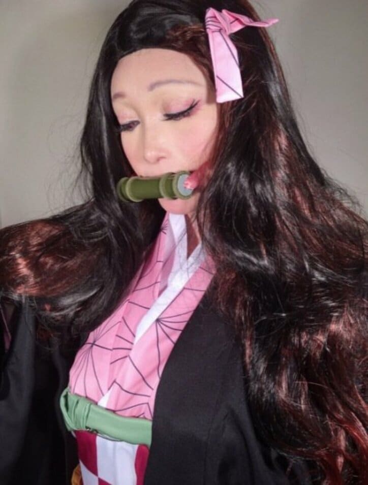 叶美香「鬼滅の刃」コスプレ第3弾は“幻の禰豆子”！ ファンのリクエストに「少しでも癒されて」