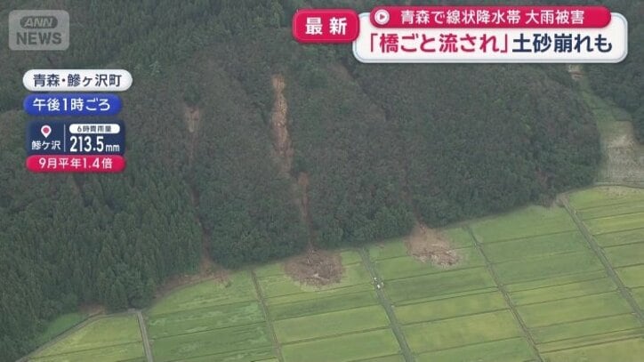 土砂崩れ