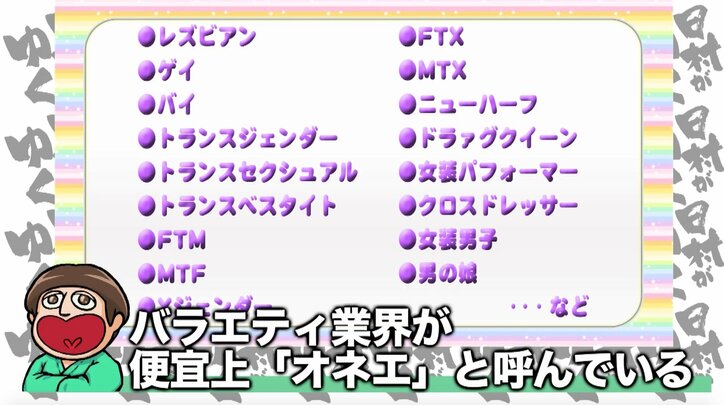 「ニューハーフ」の生みの親は桑田佳祐　バナナマン日村、“オネエ”の歴史を学ぶ