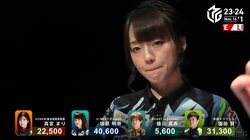 やったよみんな！ 美麗雀士が劇的逆転 直後のうれしさこらえる表情に「ほれてまうやろー！」／麻雀・Mリーグ