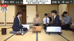 西山朋佳女流三冠の棋士編入試験開幕！史上初「女性棋士」誕生なるか 高橋佑二郎四段との対局開始／将棋・棋士編入試験第1局