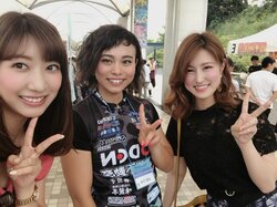 レースクィーン・北見直美、念願の太田りゆ選手に会い感激「本当可愛いし優しいし素敵だった」