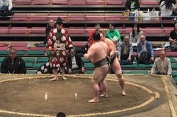 「今のは何？」「こんな立ち合い初めて見た」館内困惑で騒然の珍事 しばしざわめき収まらず