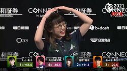 出たっ！「花まる子」丸山奏子、個人2連勝で決めポーズがついに完成 ファン「きたああああ」「可愛すぎるw」／麻雀・Mリーグ