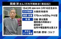 うたた寝の間に認知症の夫が家を出て行方不明に 「自分が目を離した隙に…」妻の自責
