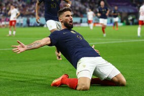 【W杯】フランス代表FWジルーが先制弾　代表通算52ゴール目で英雄アンリを抜いて単独1位浮上