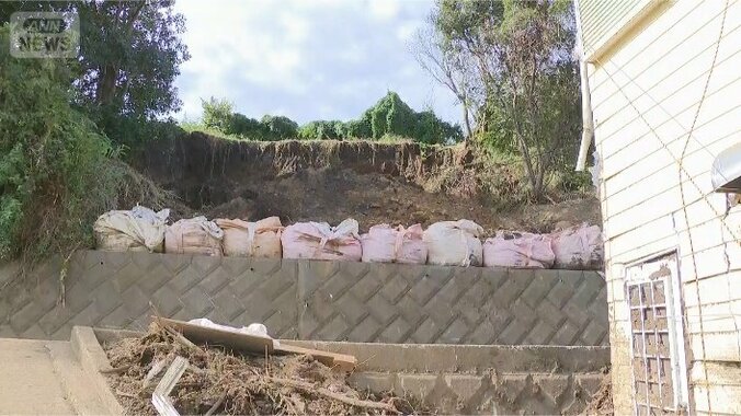 「なぜうちの裏側だけ」台風25号による土砂崩れで妻を亡くした男性が原因究明求める 5枚目