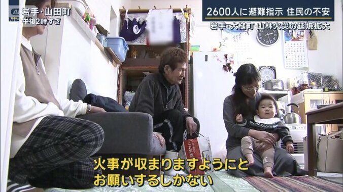 実家へ避難した人