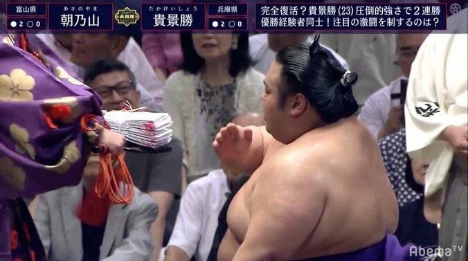 陥落直後の3連勝は大関復帰率100％　関脇・貴景勝に戻ってきたパワー 1枚目