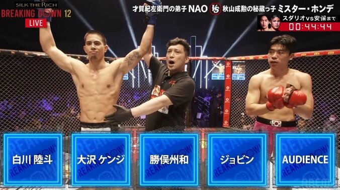 第20試合 NAO vs. ミスター・ホンデ