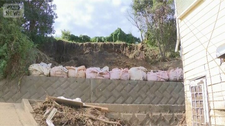 「なぜうちの裏側だけ」台風25号による土砂崩れで妻を亡くした男性が原因究明求める