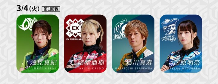 浅見真紀・瑞原明奈・二階堂亜樹、好調女性3選手の美しく熱き戦い／麻雀・Mリーグ