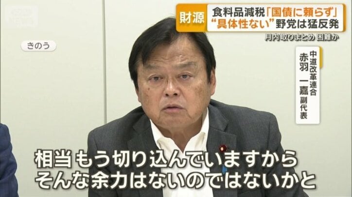 中道改革連合　赤羽一嘉副代表