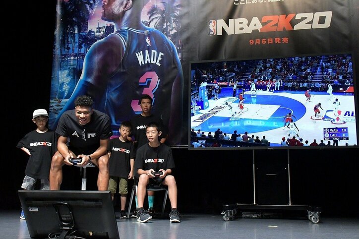 八村塁「僕そのものです」　『NBA 2K20』自身のゲームキャラに感動