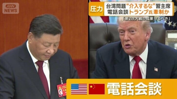 習主席はトランプ大統領と電話で会談