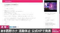 西野カナが活動休止を発表「期限を決めずに色々と挑戦したい」