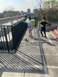 市川海老蔵『サッカーにて、』