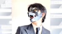 【映像】口が動くクールな「獣牙」仮面の紙工作
