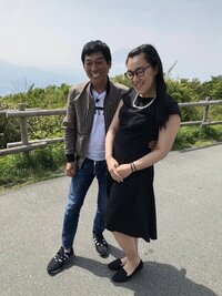 明石家さんま、たんぽぽ白鳥と「一番抱いてる女」設定で2ショット撮影
