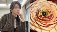 工藤静香「#火を入れない林檎のお花」手作り料理披露
