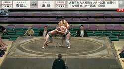 体の厚みが3倍違う！それでも大型力士に勝つ小兵力士の動きと絶品足技