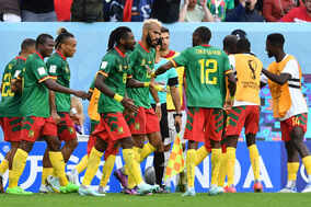 【W杯】諦めないカメルーン、後半意地の2ゴールで同点！　W杯“8連敗”ストップなるか