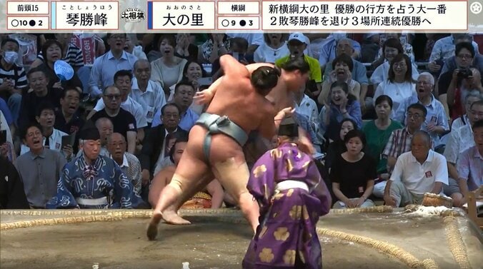 まさかの4敗目を喫した新横綱・大の里