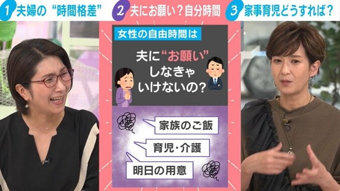 くわばたりえ・徳永有美キャスター