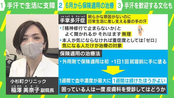 深刻な“手汗”で生活に支障 「電子機器壊しかねない」理解されづらい悩みに保険適用の治療薬も 2枚目