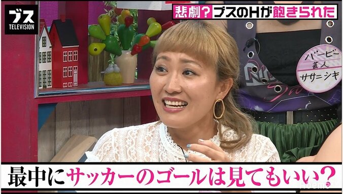 丸山桂里奈、最中にサッカーの試合を流しハプニング「ゴールの時に…」 1枚目