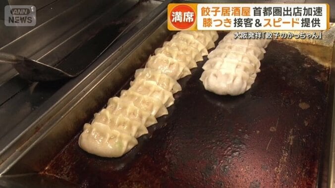 専用のギョーザ焼き機