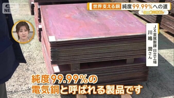 純度99.99％の電気銅