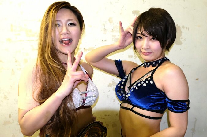 雪妃真矢＆安納サオリ、久々のタッグ結成 男子大会で「Joshi」の魅力全開 1枚目