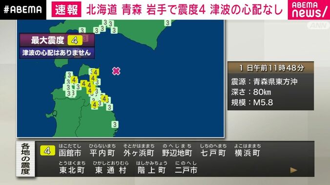 地震情報