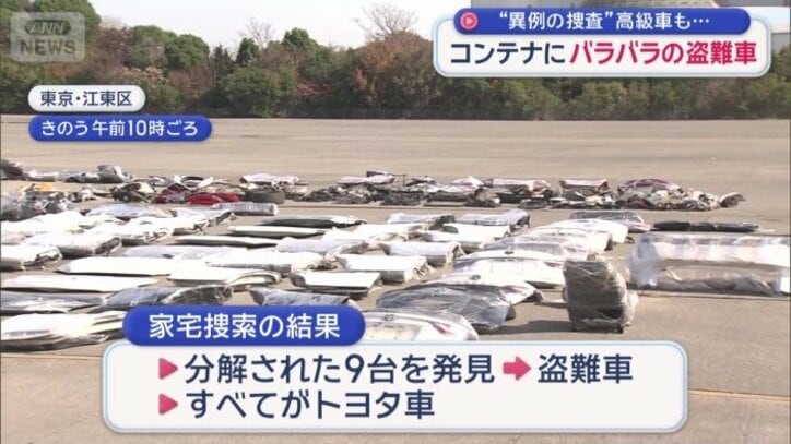 すべてトヨタの車両