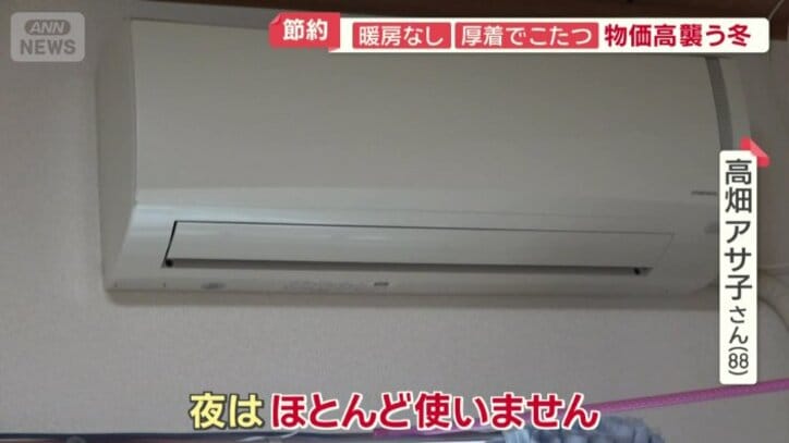 「夜はほとんど使わない」エアコン