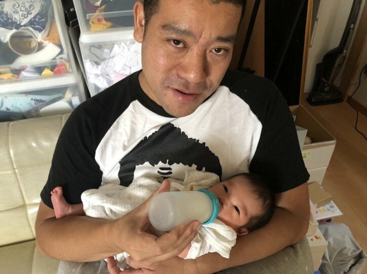 チェリー吉武、娘に初めてミルクをあげるも苦戦「死闘ですね」