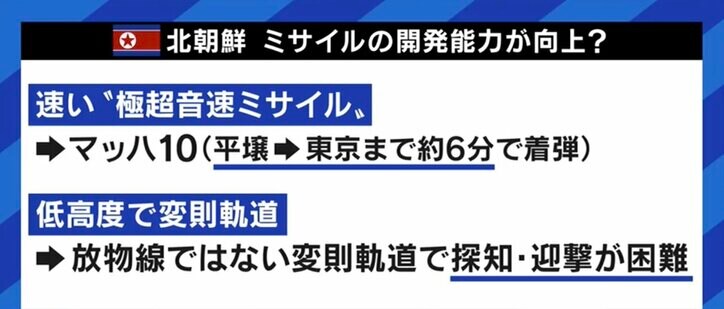 北朝鮮のミサイル技術向上、敵基地攻撃能力だけでは守れない? 自民・宇都議員「ハイブリッド戦に対応できる能力が必要」
