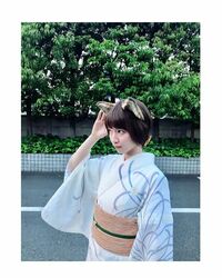 吉岡里帆、浴衣を着た“どんぎつね”姿が話題「可愛すぎます！癒されました！」「なんて愛らしいの…」