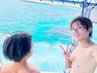 杉浦太陽『長男初ダイビング』