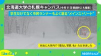 【映像】“遭難”寸前のキャンパス（激変前とのビフォーアフターも）